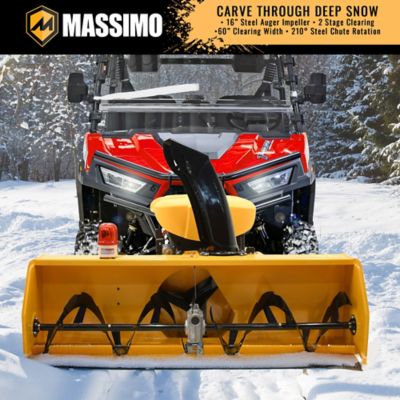 Image showing  60 in. Universal 420cc UTV Snow Blower Attachment