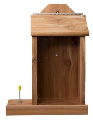 Royal Wing Cedar Squirrel Feeder, 3 lb./1 Cob Capacity