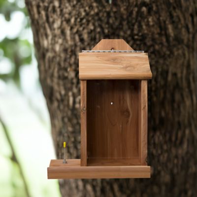 Image showing  3 lb./1 Cob Capacity Cedar Squirrel Feeder