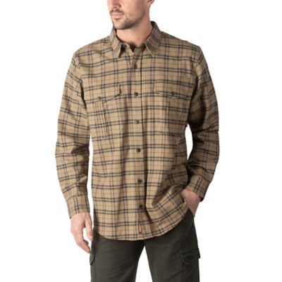 Walls Men's Wagu Heavyweight Brushed Flannel Work Shirt at Tractor ...