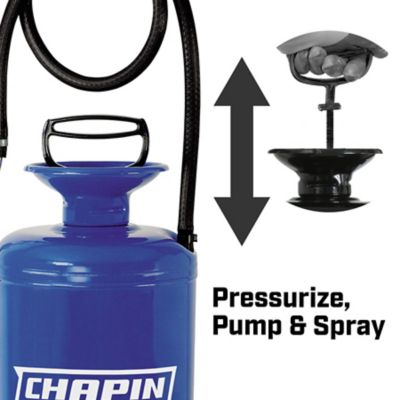 Image showing 2 th Chapin 3.5 gal. Industrial Funnel Top General Duty Tank Sprayer