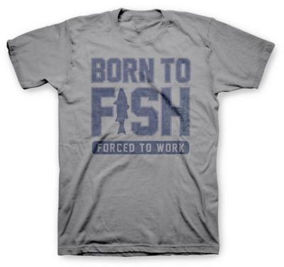 Farm Fed Clothing Men's Short-Sleeve Born to Fish T-Shirt