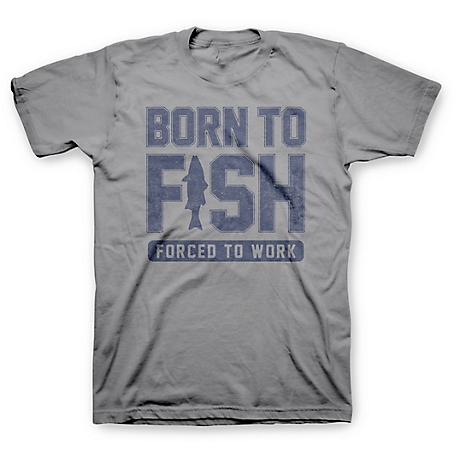 Farm Fed Clothing Men's Short-Sleeve Born to Fish T-Shirt