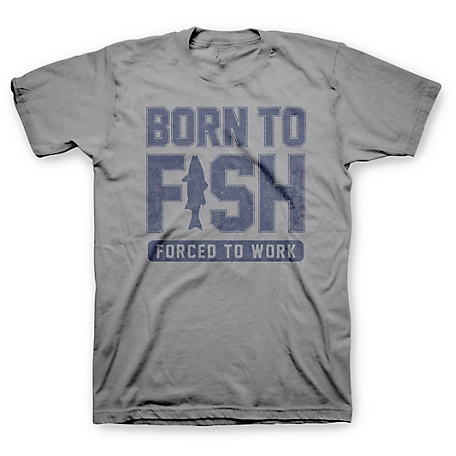 Farm Fed Clothing Men's Short-Sleeve Born to Fish T-Shirt