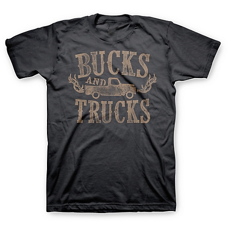 Farm Fed Clothing Men's Short-Sleeve Bucks Trucks T-Shirt