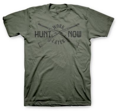 Goodie Two Sleeves Men's Short-Sleeve Hunt Now T-Shirt