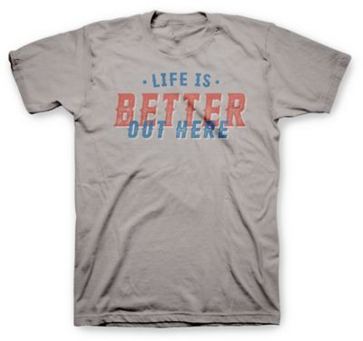 Goodie Two Sleeves Men's Short-Sleeve Life is Better T-Shirt
