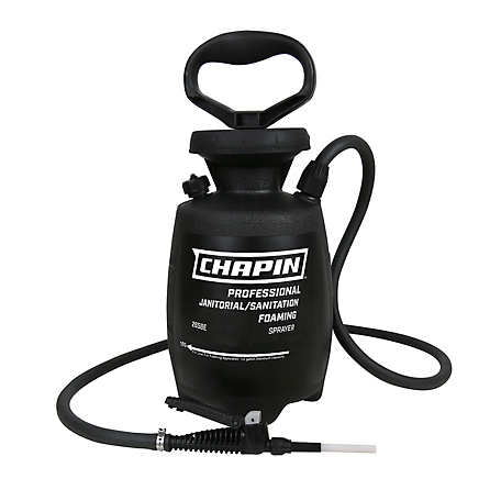 Chapin 2658E: 1-gallon Industrial Janitorial/Sanitation Poly Tank Sprayer with Foaming Nozzle