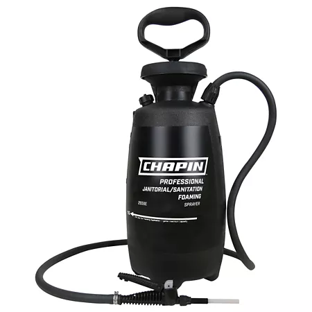 Chapin 2659E: 2-Gallon Industrial Polyethylene Tank Cleaning/Sanitizing Sprayer with Foaming Nozzle Handheld Sprayers