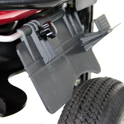 Image showing  80 lb. Capacity Push Residential Turf Steel Broadcast Spreader, 12 in. Pneumatic Tires