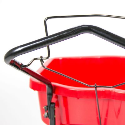 Image showing  80 lb. Capacity Push Residential Turf Steel Broadcast Spreader, 12 in. Pneumatic Tires