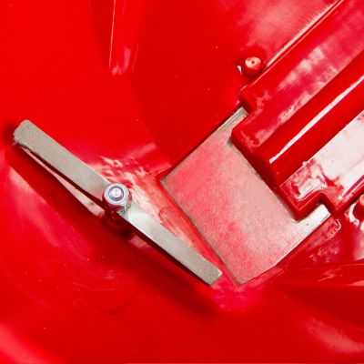 Image showing  80 lb. Capacity Push Residential Turf Steel Broadcast Spreader, 12 in. Pneumatic Tires