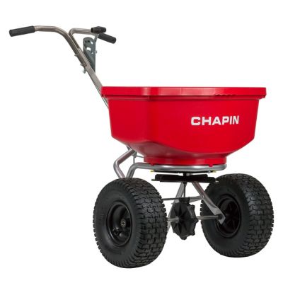 Image showing  100 lb. Capacity Professional Broadcast Turf Spreader with Stainless Steel Frame