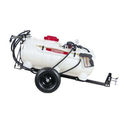 Chapin 25 gal. Adjustable 12V Tow-Behind ATV/UTV Sprayer with Trailer, EZ Tow Dripless