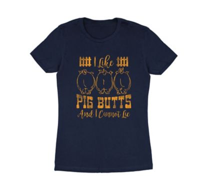 Goodie Two Sleeves Women's Short-Sleeve I Like Pig Butts T-Shirt
