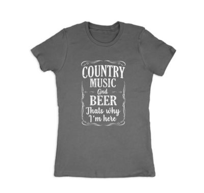 Farm Fed Clothing Women's Short-Sleeve Mus and Beer T-Shirt