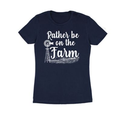 Farm Fed Clothing Women's Short-Sleeve Rather Be T-Shirt