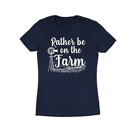 Farm Fed Clothing Women's Short-Sleeve Rather Be T-Shirt
