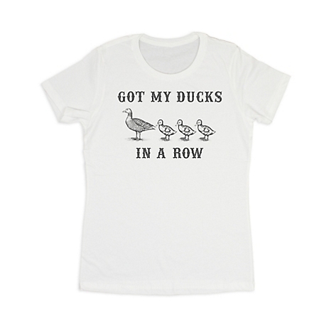 Farm Fed Clothing Women's Short-Sleeve Ducks In Row T-Shirt