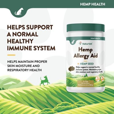 Image showing  Hemp Allergy Aid Plus Hemp Seed Supplement for Dogs, 60 ct.