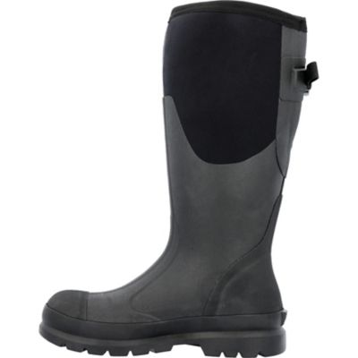 Image showing 4 th Muck Boot Company Women's Chore XT Soft Toe Rain Boots, Extended Fit, Black