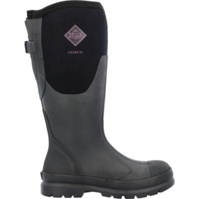 Image showing 6 th Muck Boot Company Women's Chore XT Soft Toe Rain Boots, Extended Fit, Black