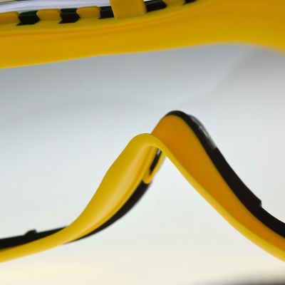 Image showing  Concealer Safety Goggles, Black Frame, Anti-Fog Clear Lens