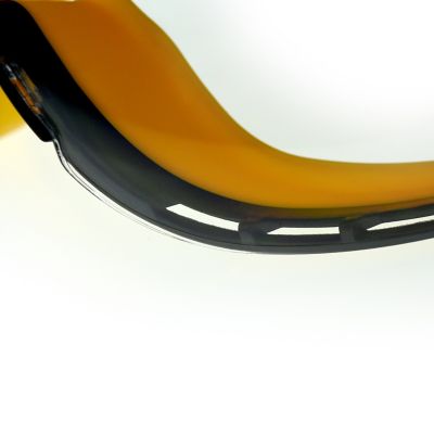 Image showing 6 th DEWALT Concealer Safety Goggles, Black Frame, Anti-Fog Clear Lens
