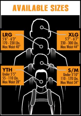 Image showing  Safeguard Harness - Black Xl