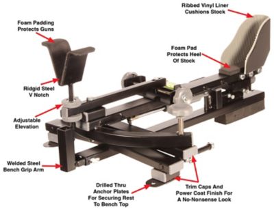 Image showing  Gas Dampened Dlx Shooting Rest