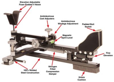 Image showing  Gas Dampened Dlx Shooting Rest