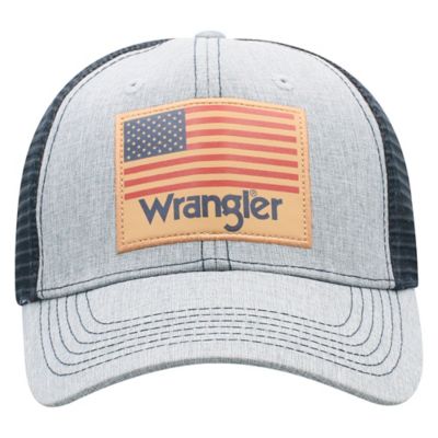Wrangler Men's Flag CH Mesh-Back Cap at Tractor Supply Co.