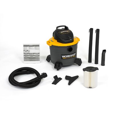 WORKSHOP Wet/Dry Vacs WS0915VA 9 Gal. 4.25 Peak HP Portable Wet/Dry Vacuum Cleaner with Accessories