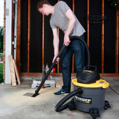 Image showing 7 th WORKSHOP 9 gal. 4.25 HP Portable Wet/Dry Vacuum Cleaner with Accessories