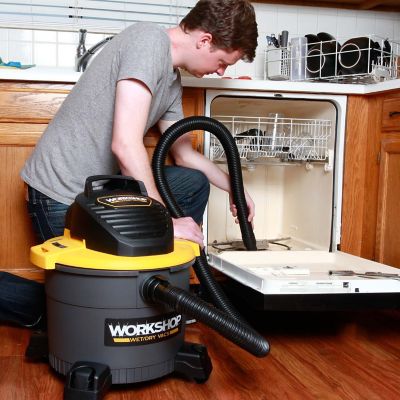 Image showing 8 th WORKSHOP 9 gal. 4.25 HP Portable Wet/Dry Vacuum Cleaner with Accessories