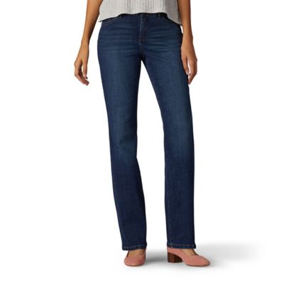 Lee Women's Stretch Fit Mid-Rise Flex Motion Bootcut Jeans The most comfortable jeans for a bigger butt