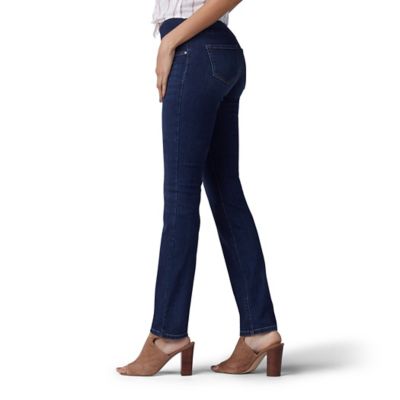 Image showing 2 th Lee Slim Fit Mid-Rise Sculpting Pull-On Jeans