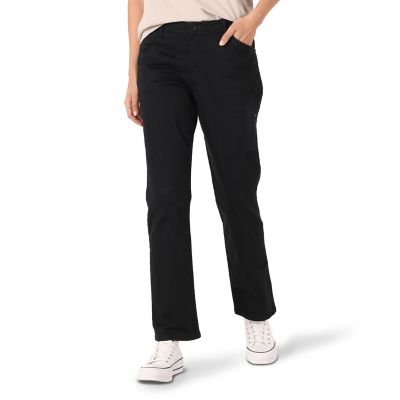 Lee Women's Relaxed Fit Mid-Rise Straight Leg Pants, 4631201