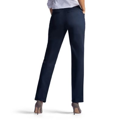 Image showing 1 th Lee Women's Relaxed Straight Leg Pants