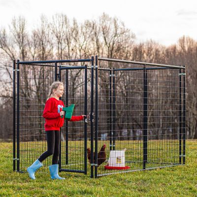 Image showing  5 ft. Blue Champion Dog Kennel Front Panel