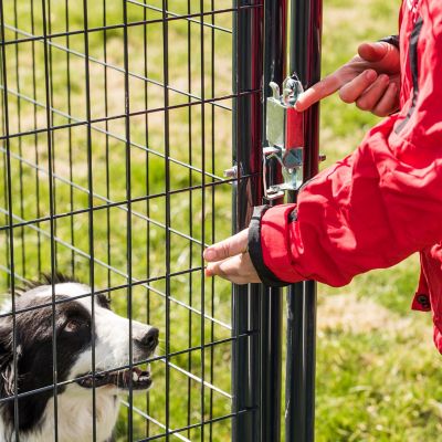 Image showing  5 ft. Blue Champion Dog Kennel Front Panel