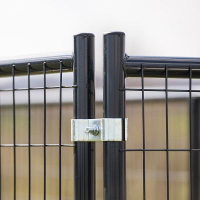 Image showing 5 th Tarter 5 ft. Blue Champion Dog Kennel Front Panel