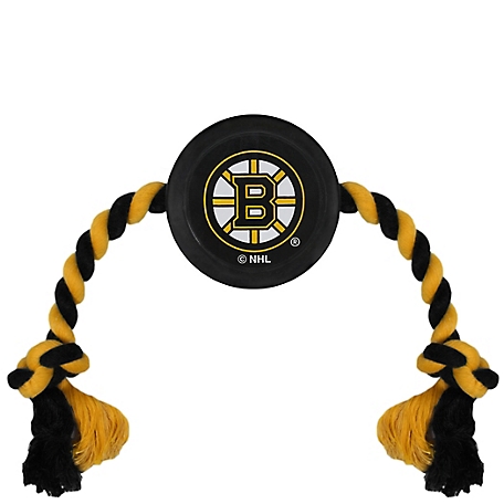 Pets First Boston Bruins Hockey Puck Dog Toy