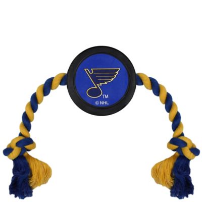 Pets First St. Louis Blues Hockey Puck Dog Toy