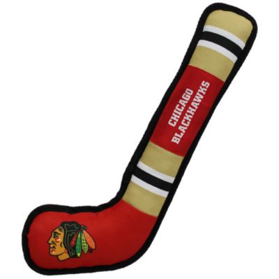 Pets First Chicago Blackhawks Hockey Stick Dog Toy