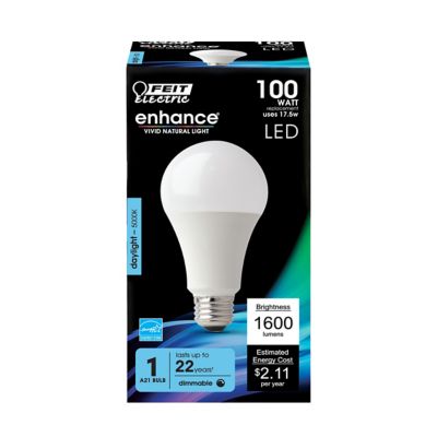 Færøerne hænge betalingsmiddel Feit Electric 100W Equivalent 1,600 Lumen Enhance A21 Daylight Dimmable LED  Light Bulb at Tractor Supply Co.