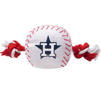 Pets First Houston Astros Nylon Baseball Rope Dog Toy