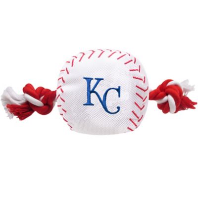 Pets First Kansas City Royals Nylon Baseball Rope Dog Toy