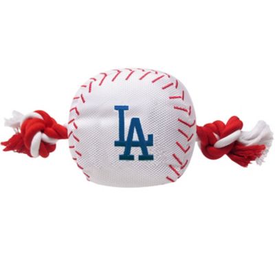 Pets First Los Angeles Dodgers Nylon Baseball Rope Dog Toy