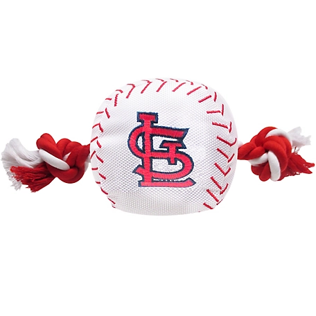 Pets First St. Louis Cardinals Nylon Dog Baseball Rope Dog Toy